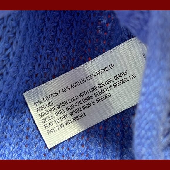 Wild Fable - Women's Ribbed Knit Crop Sweater Long Sleeve Crew Neck - Blue - XS - Picture 8 of 13